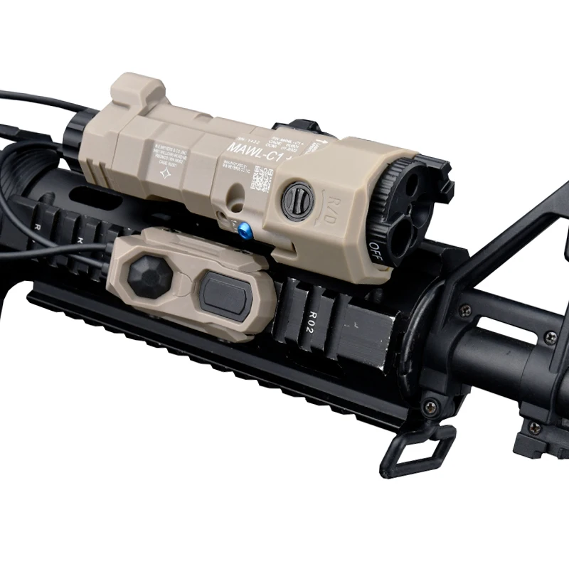 Caza táctica MAWL C1 rojo azul verde punto láser IR LED arma luz surefire M300A M600C alta potencia Airsoft linterna Accesor - imagen 5