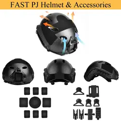 Funda camuflaje casco táctico rápido Airsoft compatible GPNVG-18
