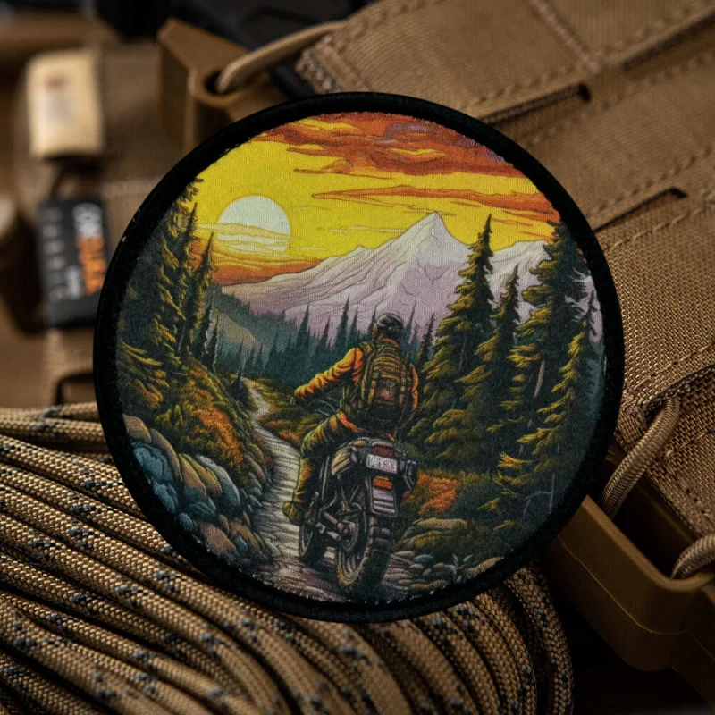 Parche táctico de moral "The Scoundrel", emblema de gancho y bucle impreso, insignia militar, brazalete de combate, pegatinas para mochila - imagen 4