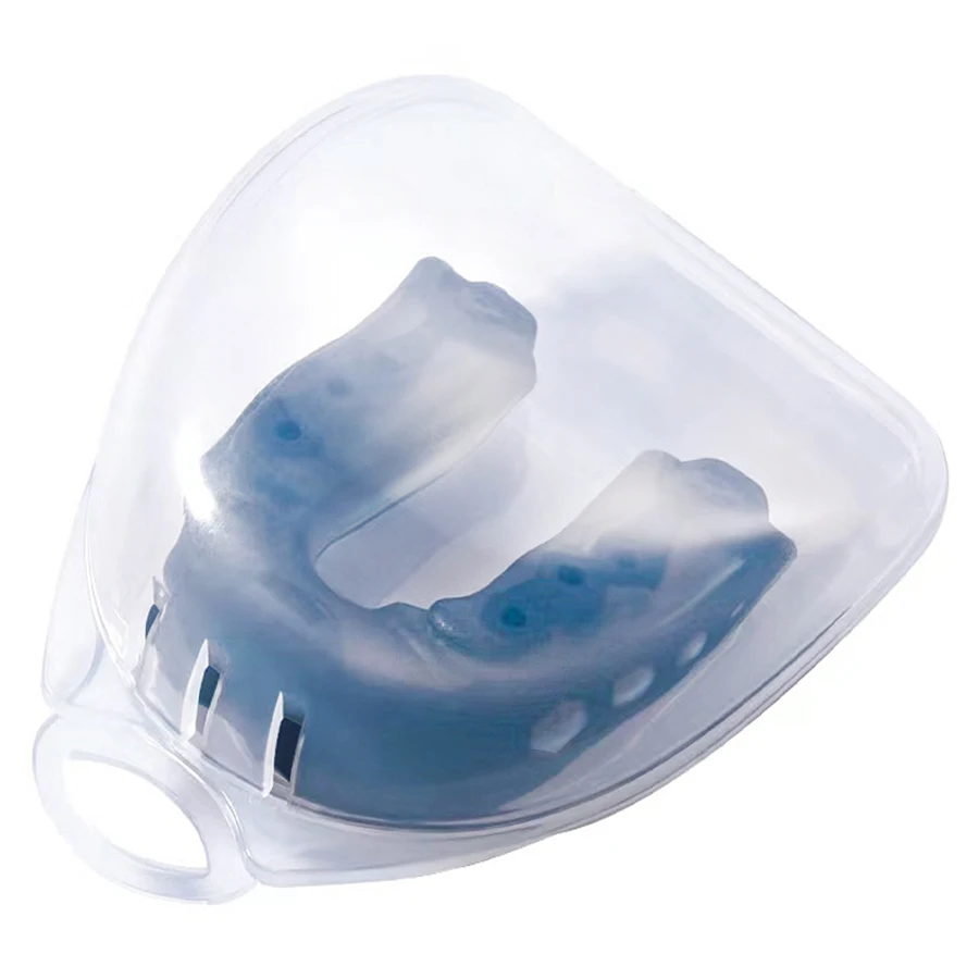 Aparatos de boxeo, entrenamiento de Sanda, protectores dentales, aparatos dentales, caja de regalo, necesita sumergir en agua caliente, calor y forma antes de usar - imagen 3