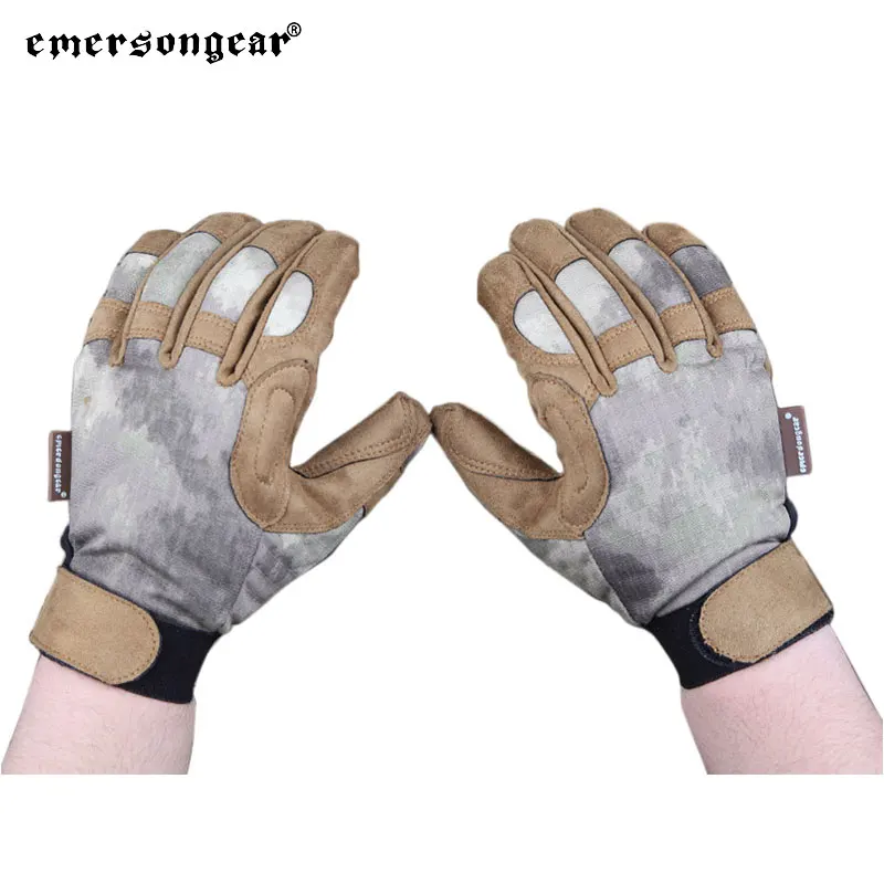 Emersongear guantes tácticos ligeros de camuflaje dedo completo protección de manos ropa de mano de combate caza senderismo en 11,11 ventas - imagen 2