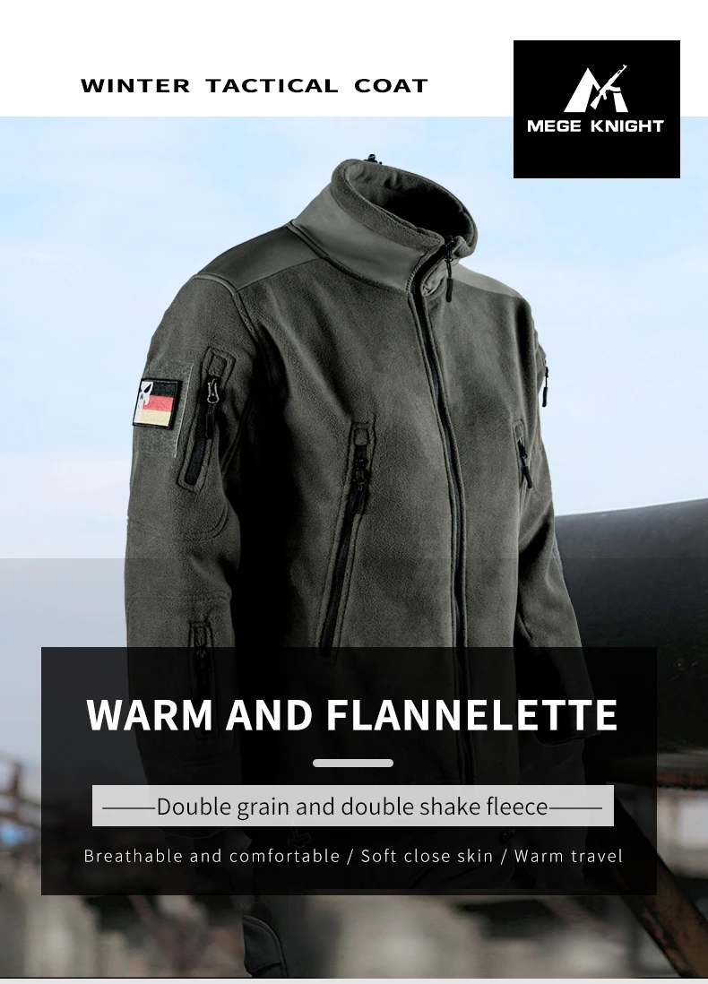 Chaqueta táctica - Vista frontal completa