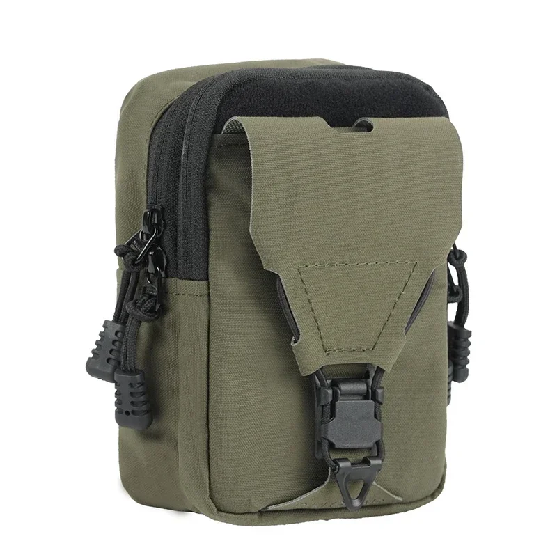 DMgear-riñonera táctica Molle para exteriores, paquete EDC Molle para hombre, deporte, senderismo, caza, herramientas de trabajo, bolsa para teléfono móvil - imagen 5