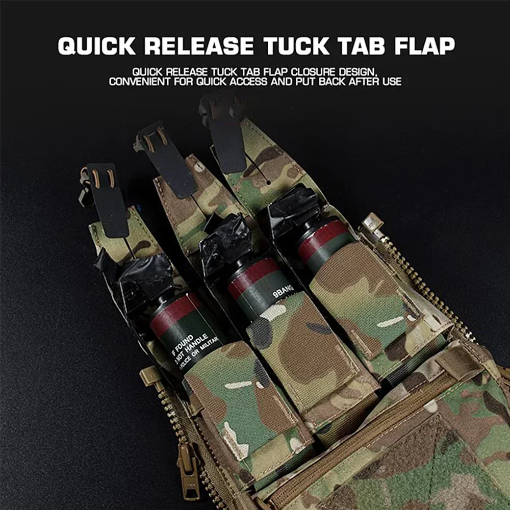 Chaleco táctico V5 FCPC, suplemento de placa trasera, subpaquete, bolsas de triple revista Airsoft, chaleco de caza, accesorios portadores de placa - imagen 5