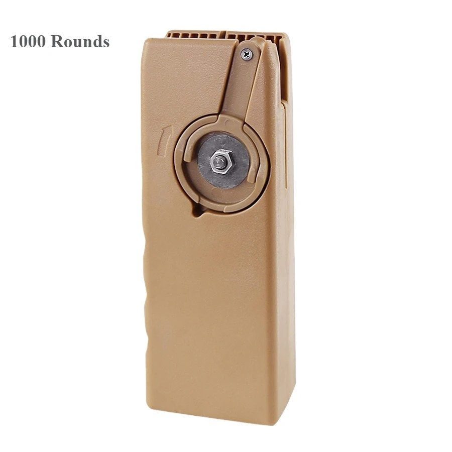 Cargador de bolas BB rápido de 50mm, cargador de velocidad manual de 1000 balas para M4, 2 uds. - imagen 4