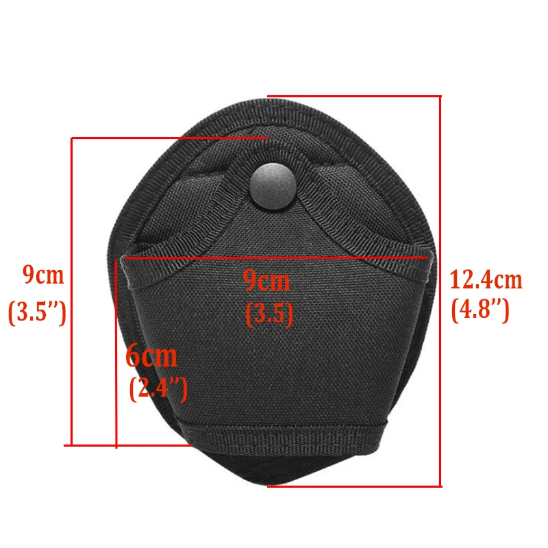 Bolsa táctica Molle para esposas, funda con múltiples grilletes, bolsillos para la cintura, funda para esposas, accesorios de caza - imagen 3