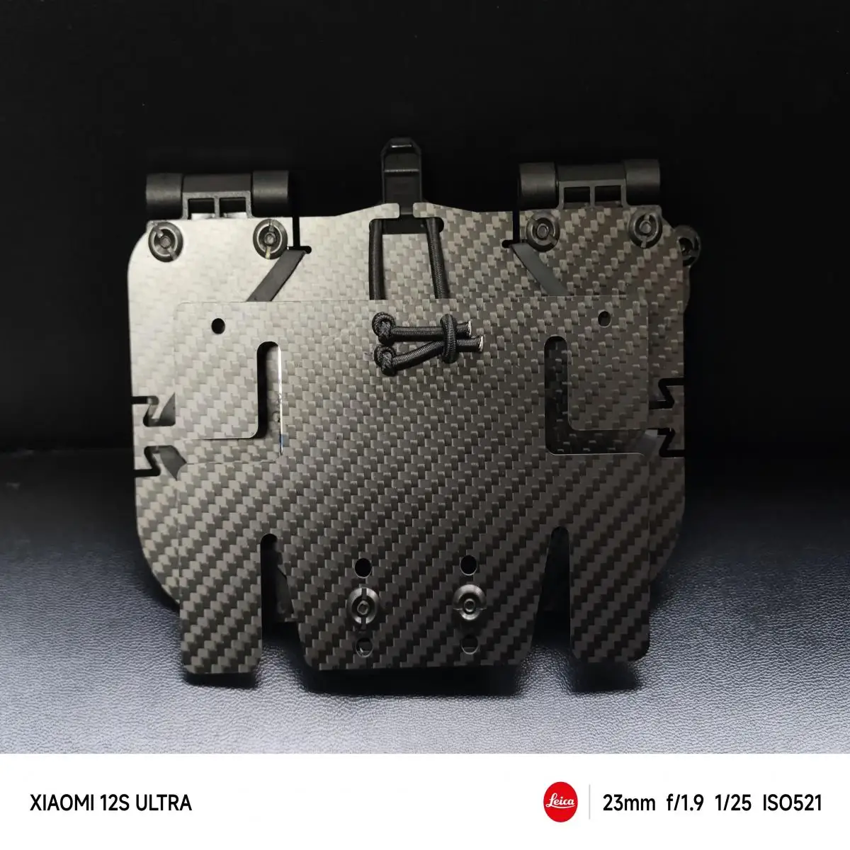 Chaleco táctico ajustable MOLLE, módulo de soporte para teléfono móvil, brújula, placa fija Gps, soporte de placa de navegación de fibra de carbono - imagen 4