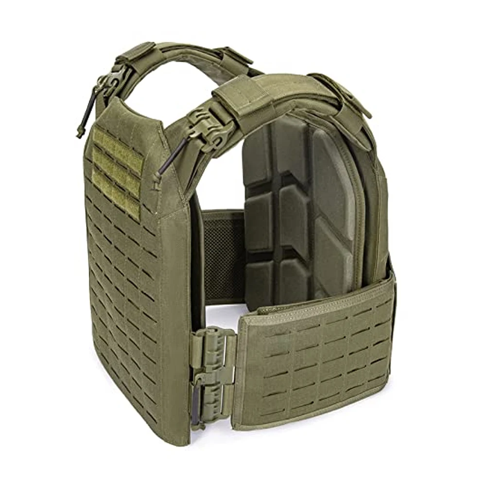 Chaleco táctico con relleno de espuma EVA, almohadilla de inserción moldeada suave transpirable, accesorios tácticos, equipo ergonómico ligero, 10x12, 2 uds. - imagen 2