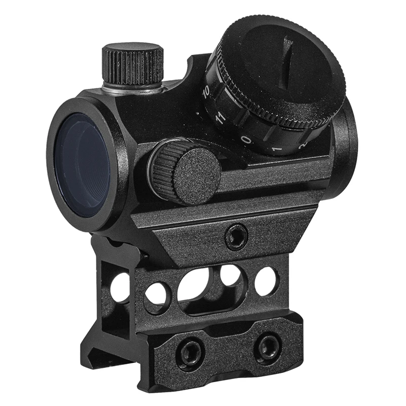 2025 1x25 compacto Red Dot Scope Red Dot Sight 2 MOA Reflex Sight Mini Rifle Scope con soporte elevador de 1 pulgada 2026
