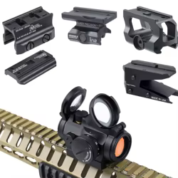 Soporte vertical táctico 2MOA mira de punto rojo 1x22mm óptica de mira réflex punto rojo T02 T01 alcance con soporte elevador 1,54/1,81/1,93/2,4