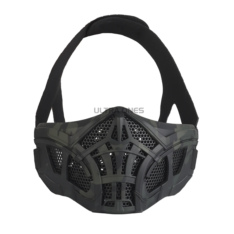 Airsfot máscara protectora de media cara CS juego de guerra equipo de tiro caza Airsoft Paintball máscaras máscara facial de combate táctico - imagen 3