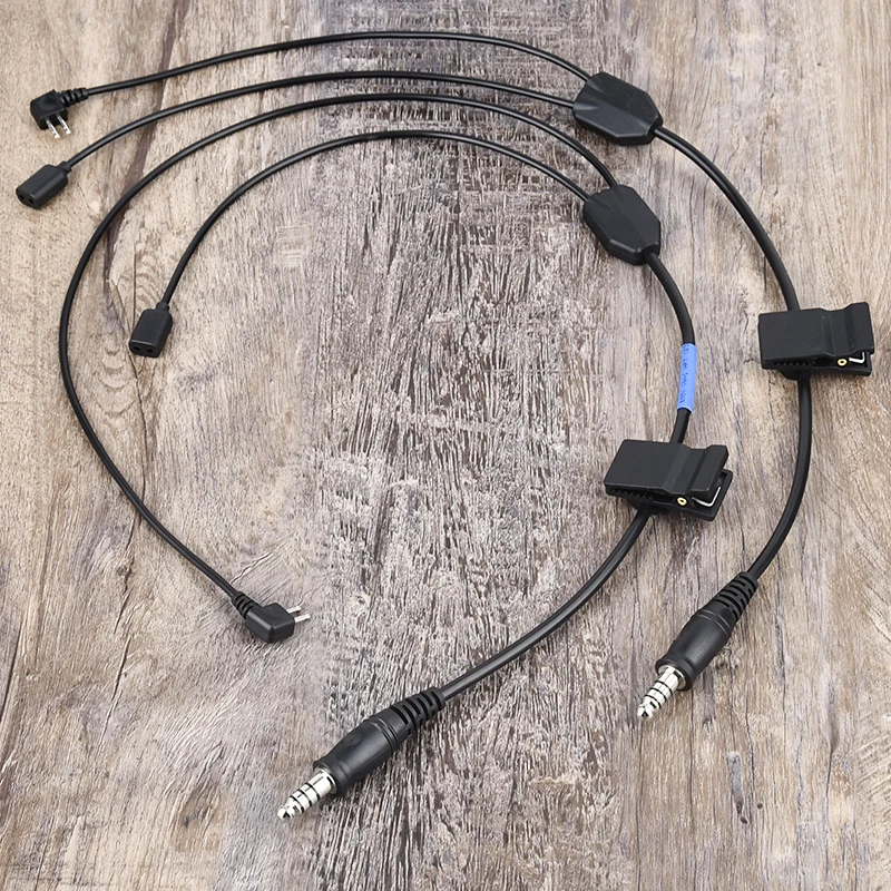 Auriculares tácticos C3 inalámbricos PTT con micrófono pulsar hablar