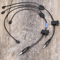 Auriculares tácticos C3, versión inalámbrica, Cable de micrófono, comunicación, caza, tiro, auriculares PTT, accesorio de empuje para hablar