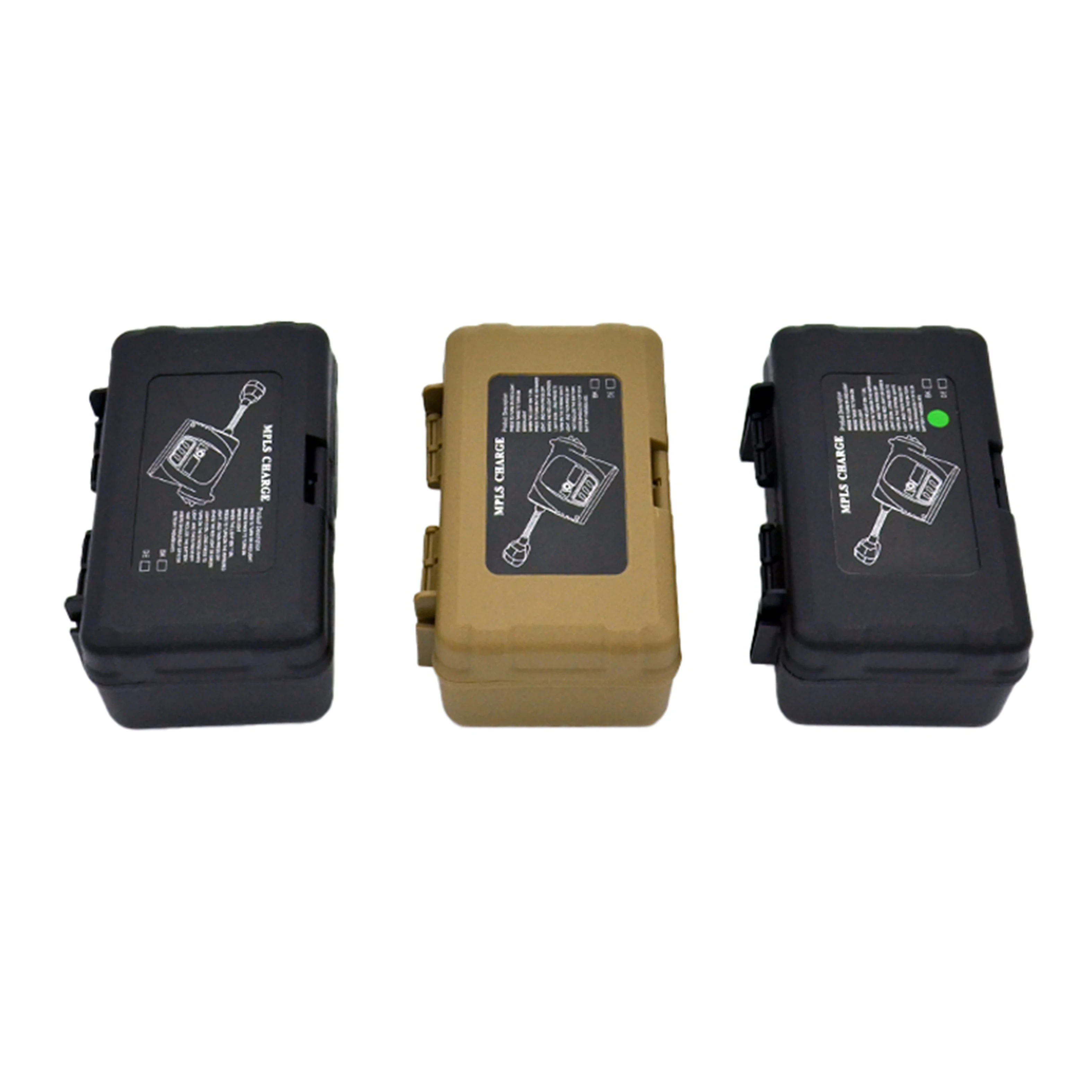 MPLS Lámpara de casco táctico de tres niveles y tres colores Linterna frontal alimentada por batería para exteriores - imagen 2