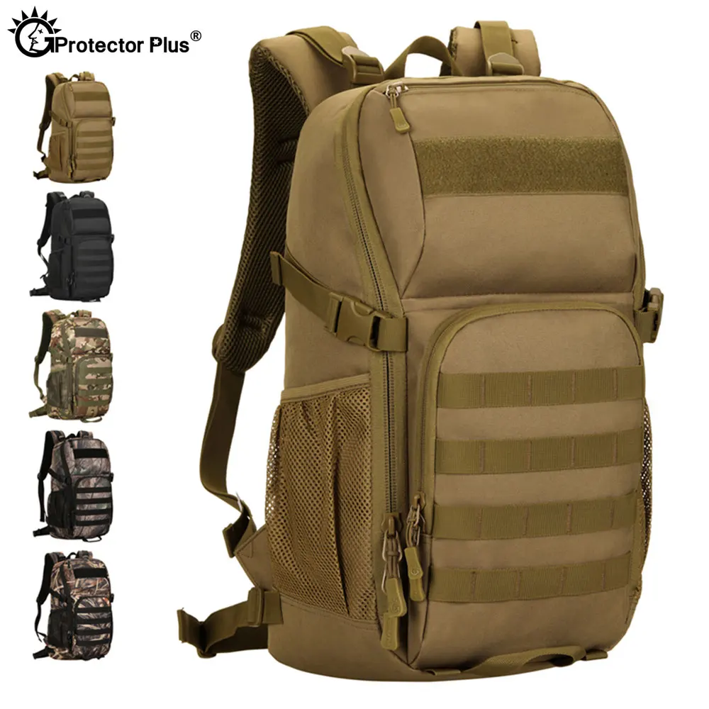 Mochila táctica PROTECTOR PLUS impermeable MOLLE para caza y camping