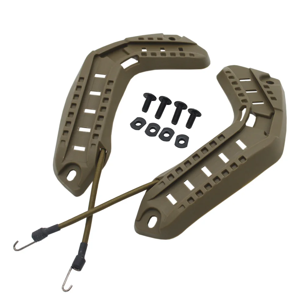 VULPO-ribo guía lateral para casco táctico rápido, riel de montaje para casco de arco, accesorios para casco Airsoft - imagen 2