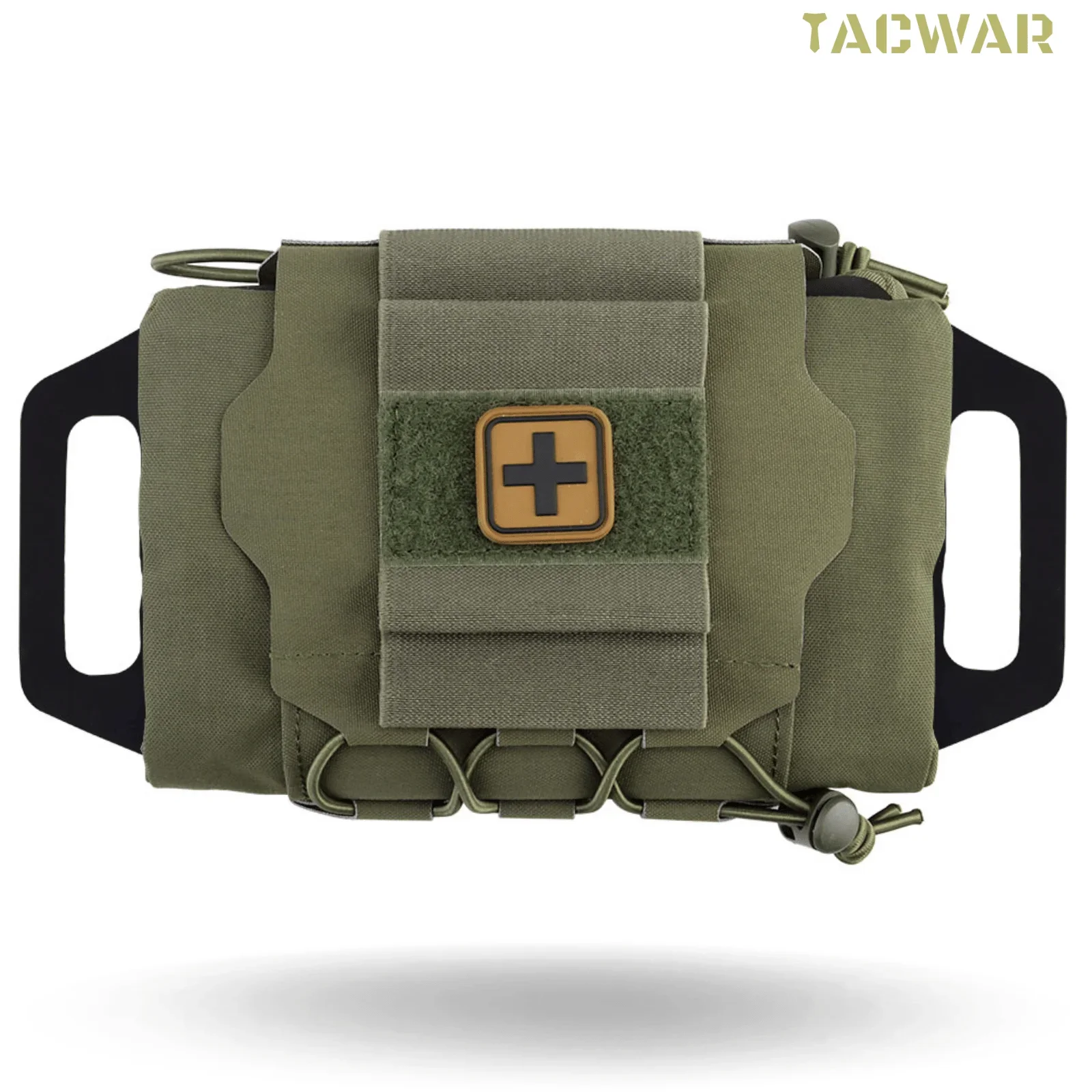 IFAKon Reflex-M Bolsa para botiquín de primeros auxilios para cinturón de servicio, sistema MOLLE de dos piezas IFAK Trauma Kit Med Roll Carrier para emergencias al aire libre