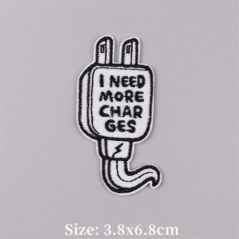 Lindos parches bordados para ropa, parche termoadhesivo para taza de café, parche para planchar con letras, apliques de grifo de memoria Fusible - imagen 2