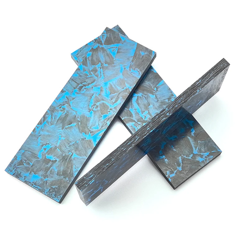 Tablero de textura negra de mármol de Material de fibra de carbono para herramientas de cuchillo, Escala de mango, parche para hacer bricolaje, 2 colores, 120x40x6mm, 160x50x6mm, nuevo - imagen 4