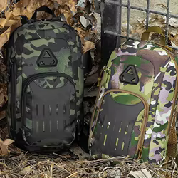 Bolsa de pecho para deportes al aire libre, bolsa táctica de montañismo para hombre, bolsas impermeables de camuflaje para senderismo, pesca multifuncional AVA335