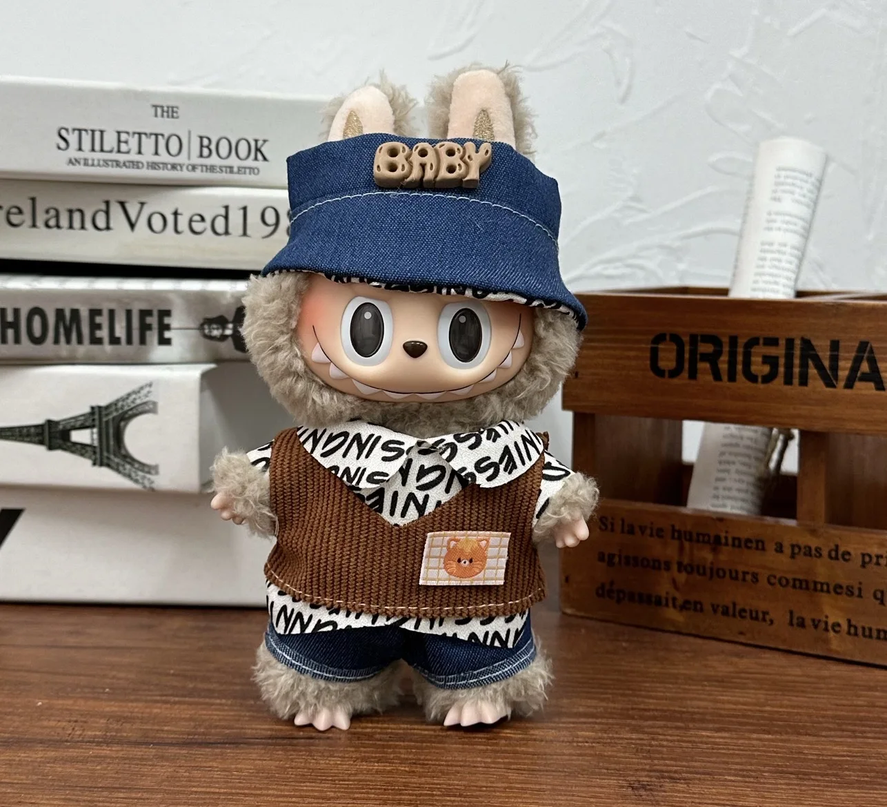 Ropa bonita para muñeca, accesorios para traje para Labubu V2 V1, conjunto de vestido de fiesta, trajes de pequeño diablo, regalos - imagen 4