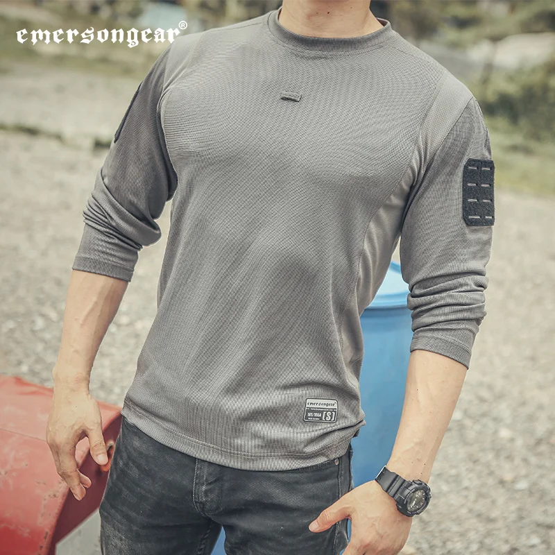 Emersongear-Camiseta táctica UMP Frogmen para hombre, camiseta deportiva de manga larga para caza y escalada, ropa transpirable para acampar EM9541 - imagen 2