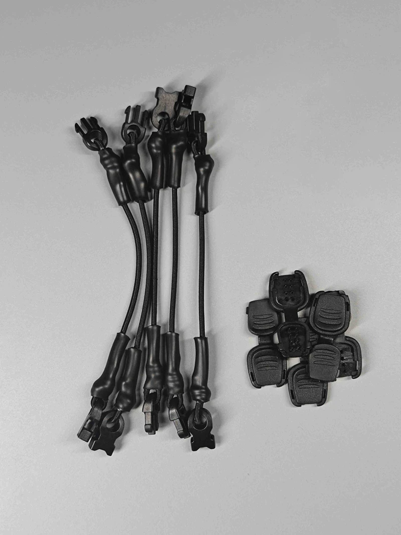 Banda elástica táctica de 5 uds con sujetador para equipo de fijación de riel y guardamanos - imagen 3