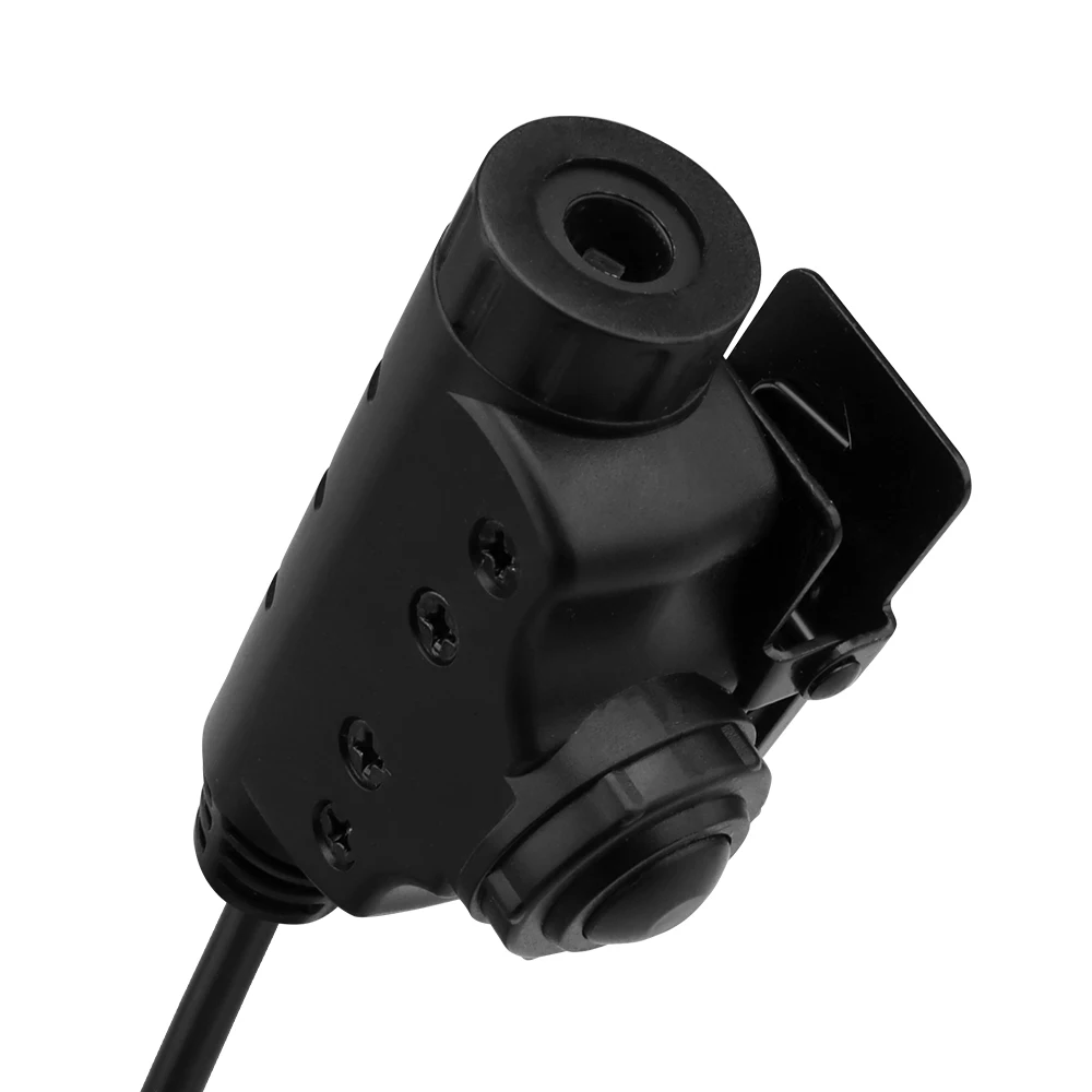 Prensa táctica PTT para hablar U94 V2, interruptor con Clip trasero NATO U174, dispositivo de comunicación estándar para auriculares RAC TMC COMTAC MSA EARMOR TCA TRI - imagen 5