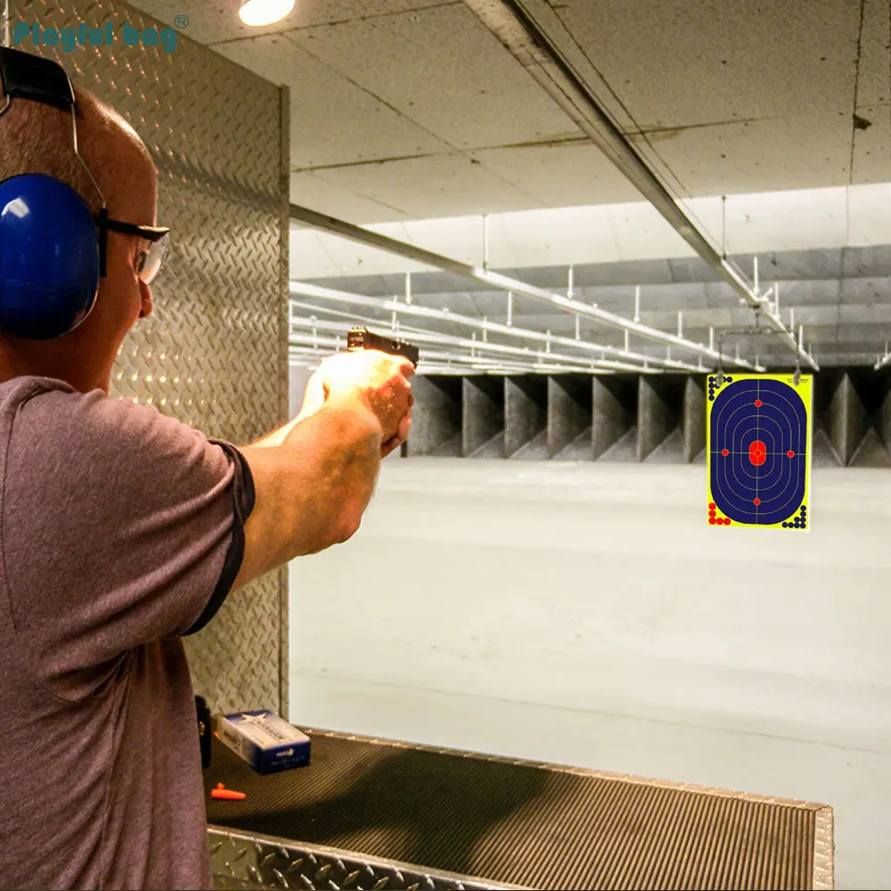 12 ''x 18'' pegatinas de destino contra salpicaduras entrenamiento de tiro táctico papel de destino autoadhesivo BB Airsoft práctica al por mayor AQB187 - imagen 2