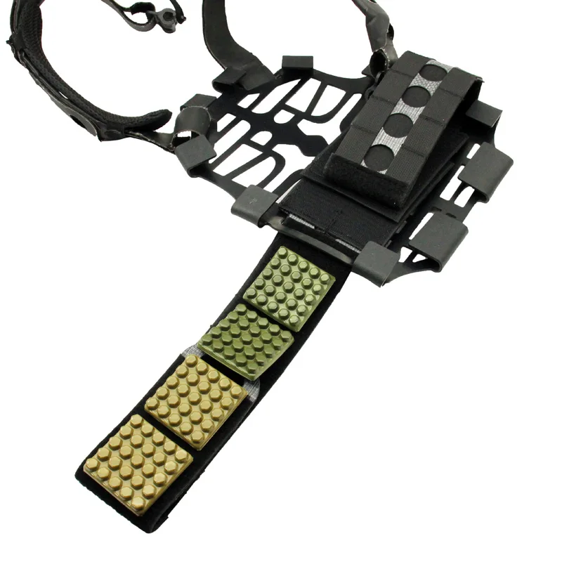 Cojín protector multiusos de Material absorbente de energía, utilizado para diseño transpirable de chaleco táctico, casco con sello de cintura - imagen 2