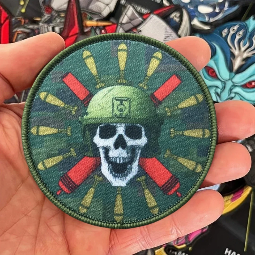 Parche del ejército Chevron "RAV", insignia de moral de soldado táctico, parches impresos con gancho para ropa, equipo militar, pegatina para casco - imagen 2