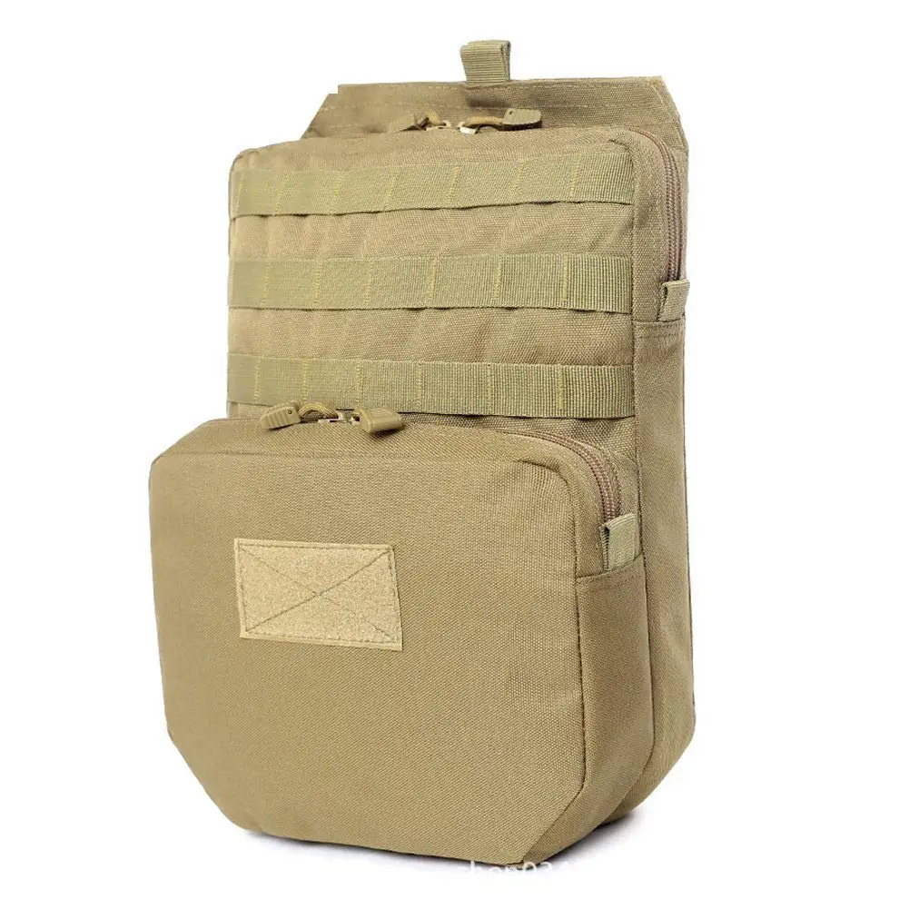 Bolsa Molle táctica de 3L, mochila de hidratación impermeable, bolsa de agua para exteriores para juego CS, chaleco militar, accesorios, bolsas de caza