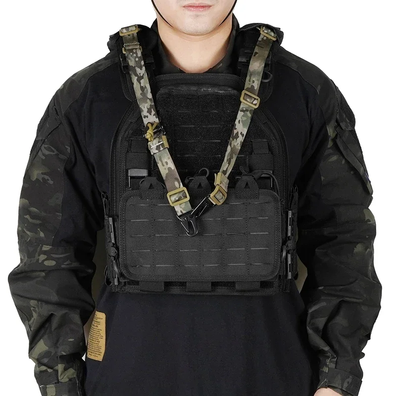 Arnés táctico multifuncional de dos puntos para caza. Seguridad y otros escenariosCaza táctica Multifuncional de dos puntos - imagen 2