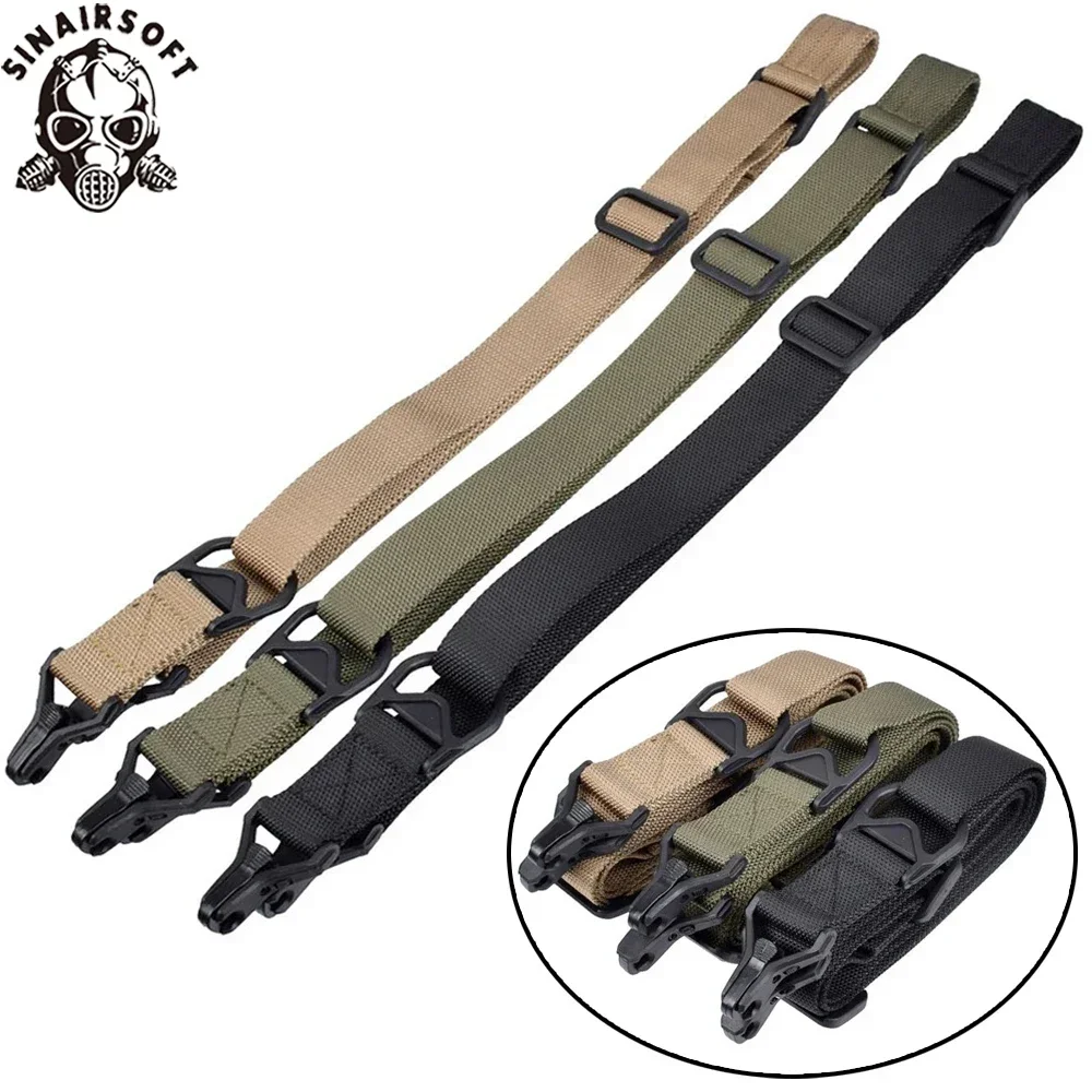 Eslinga táctica MS3 ajustable para pistola, correa de eslinga multiimisión para exteriores, Rifle AR AK, eslinga Universal QD, cuerda para cinturón de pistola Airsoft - imagen 2