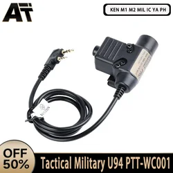 Auriculares tácticos U94 PTT compatibles Baofeng, Kenwood y Motorola