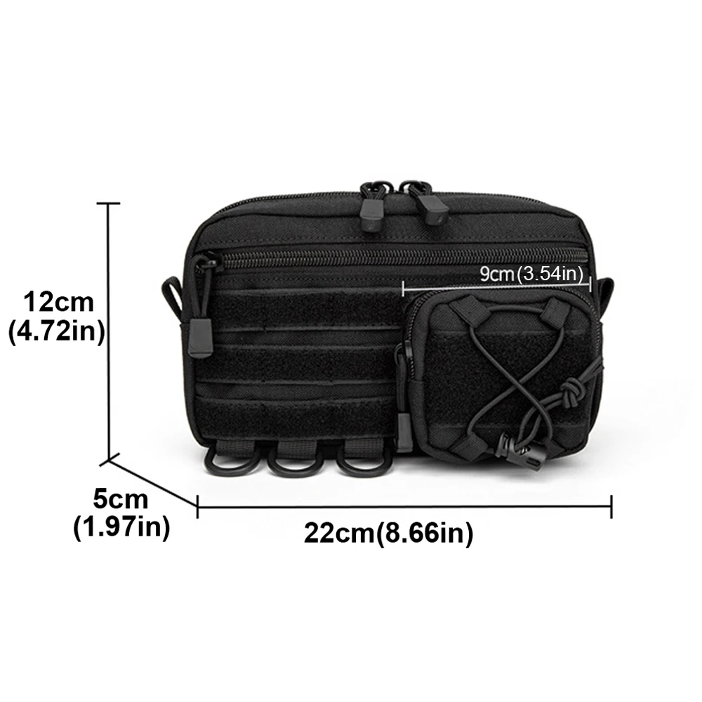 Bolsa de administrador Molle 1000D, organizador EDC, bolsa de caza, bolsa de herramientas de utilidad, riñonera para exteriores para caza, escalada y ciclismo - imagen 5