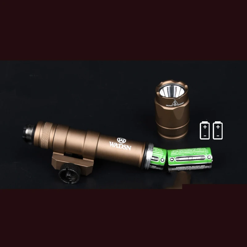 Airsoft Surefir M600 M600B arma luz linterna táctica caza Rifle explorador linterna LED para montaje en riel Picatinny de 20mm - imagen 3