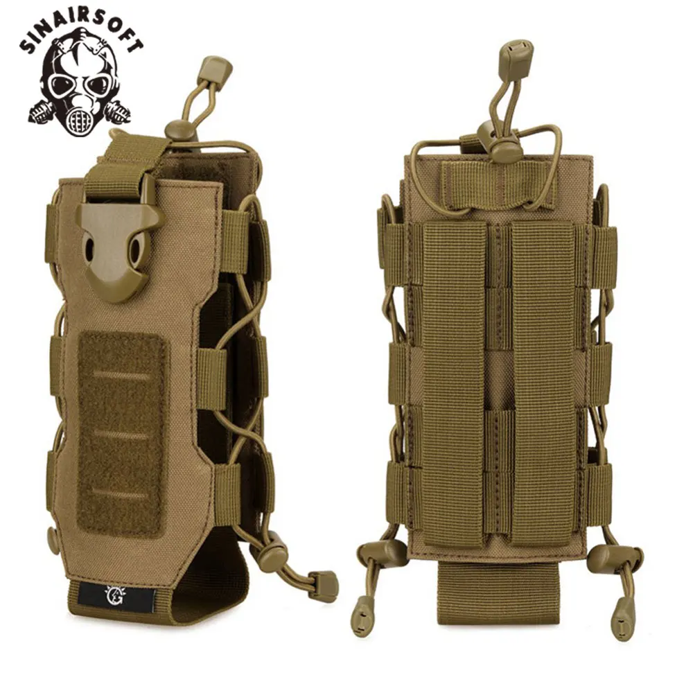 Bolsa táctica para botella de agua, portabotellas Molle para viaje al aire libre, senderismo, Camping - imagen 2