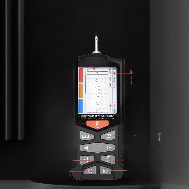 Probador de rugosidad y suavidad de superficie de alta precisión, instrumento de detección y medición, TR300 - imagen 2