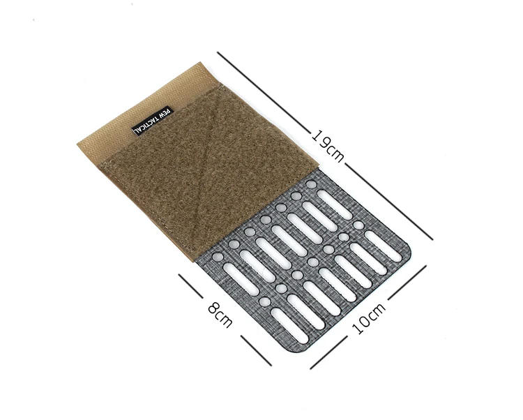 PEWTAC-placa compuesta de chaleco táctico, colgante de pecho MOLLE, tablero de expansión lateral del pecho, Material importado, tablero T - imagen 2