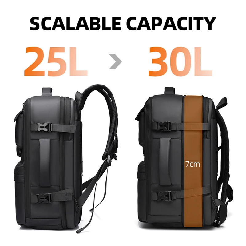 Mochila para gimnasio y Fitness para hombre, bolsa de entrenamiento para deportes al aire libre, Camping, senderismo, paquete de zapatos, bolsa de almacenamiento para ordenador portátil para viaje de negocios en seco y húmedo - imagen 5