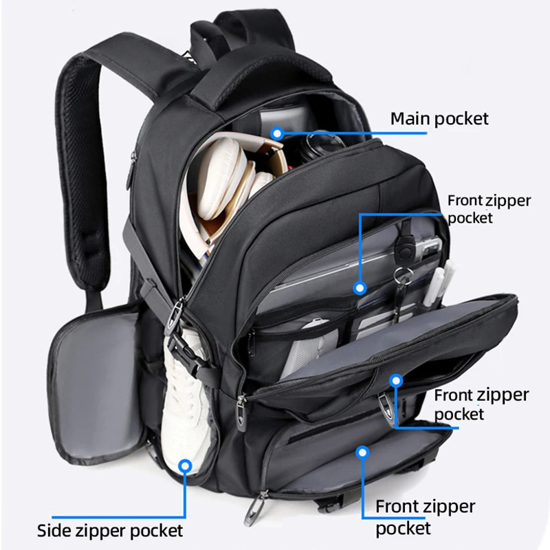 Mochila de escalada al aire libre para hombre, bolsa de viaje para viaje corto, Camping, senderismo, montañismo, mochila deportiva, mochila grande para estudiantes de fin de semana - imagen 5