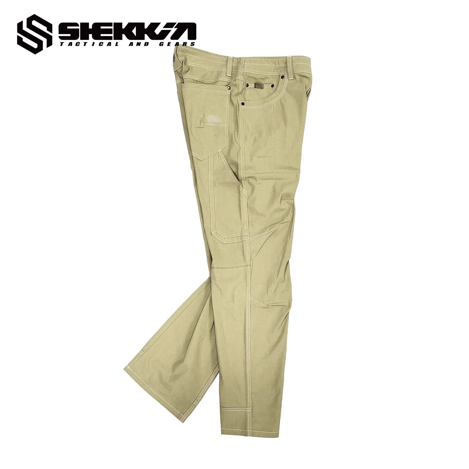 Shekkingears Revolver pantalón táctico cargo senderismo algodón ligero - imagen 4