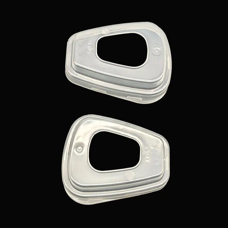 Respirador para la industria 6200 6800 serie 7502, máscara facial de Gas para pulverización de pintura, cubierta de soporte de filtro de retenedor de cartucho 501 - imagen 3