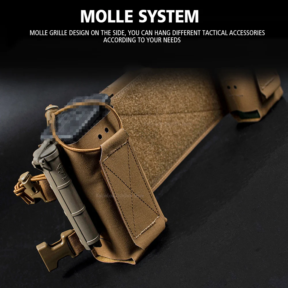 Chaleco táctico militar ligero MK4, chasis extendido montado en el pecho, MK MK3, versión mejorada, equipo de pecho, telas de EE. UU. - imagen 3