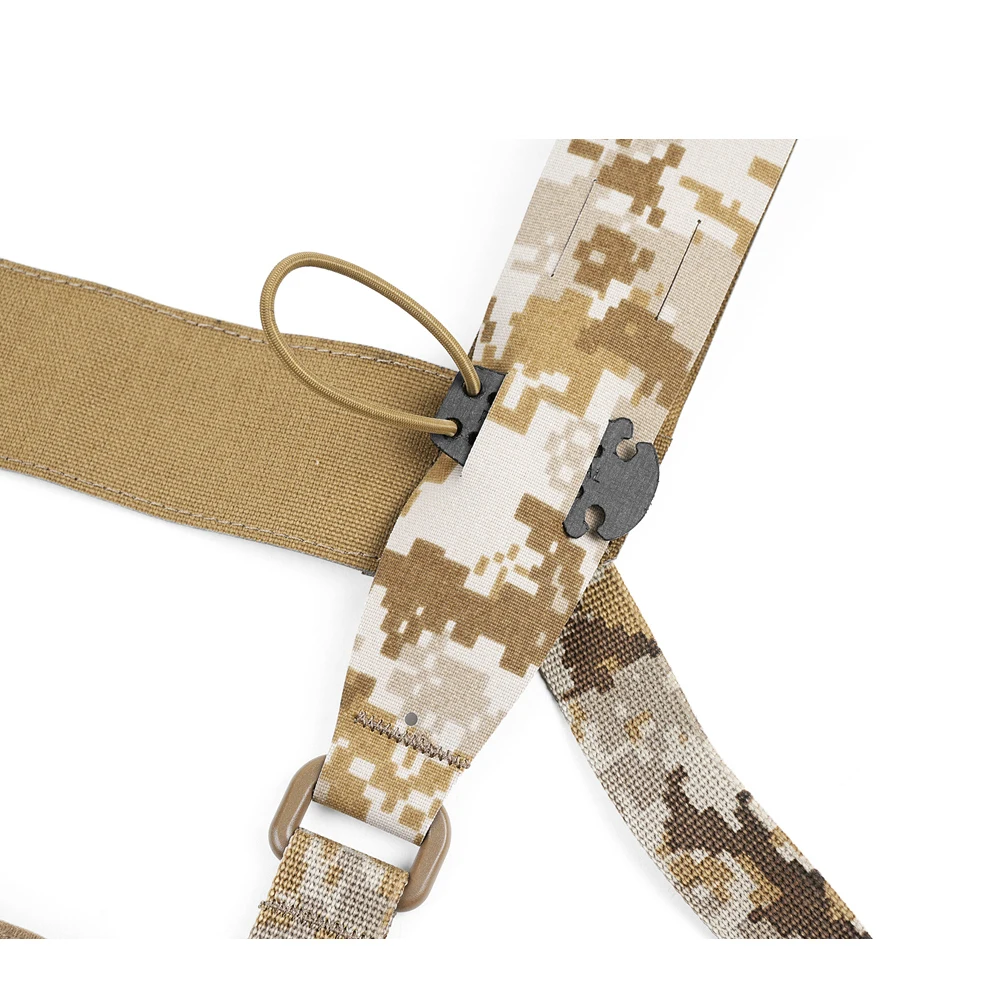 Retenedor táctico PTT, Clip Molle, soporte de empuje para hablar, retención de cordón de choque elástico, accesorios para chaleco de caza - imagen 4