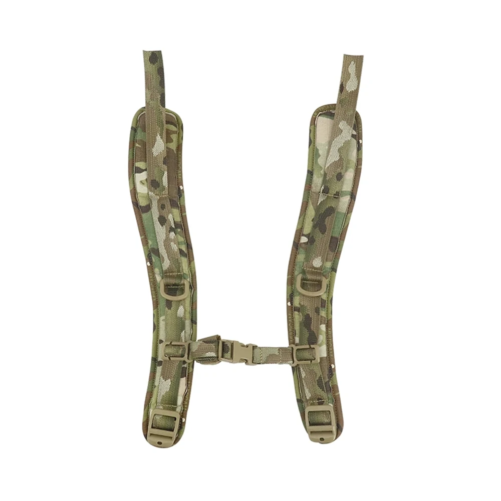 Correas de hombro cómodas para aliviar la presión estilo X, mochila táctica, correas dobles para los hombros, accesorio de modificación - imagen 3