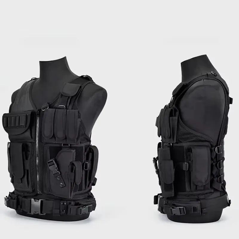 Chaleco de seguridad ajustable para caza y entrenamiento al aire libre