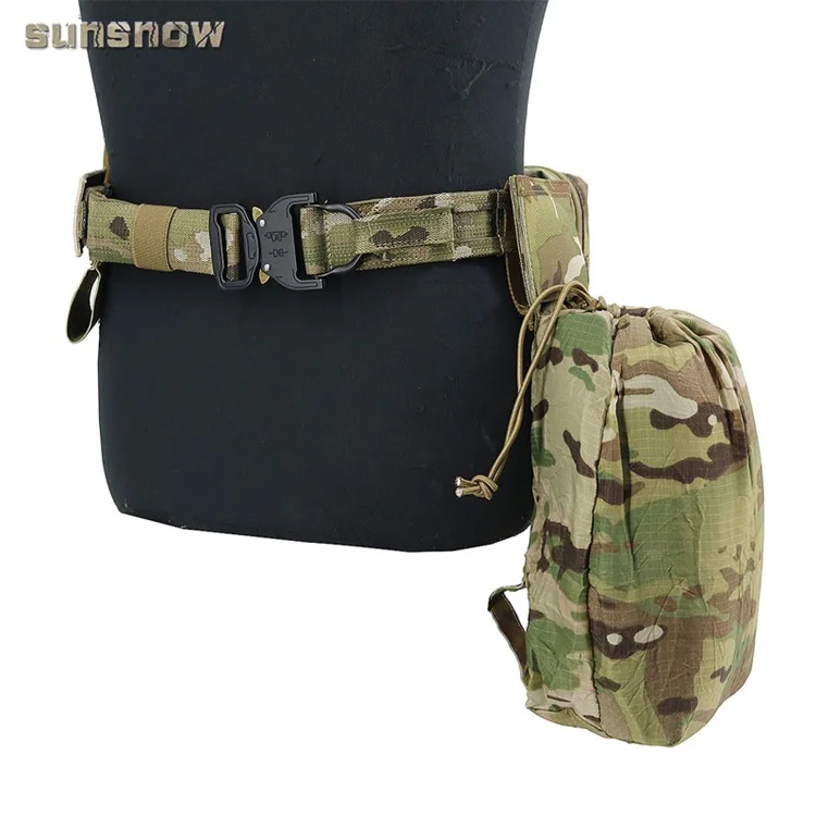 Sunsnow bolsa de recuperación ligera, bolsa táctica plegable, almacenamiento de revistas, bolsa de secado solar, subbolsa Molle - imagen 2
