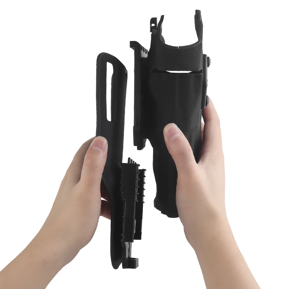 Funda Táctica para Pistola X300U-A, para Mano Izquierda/Derecha, para Glock17 Gen4 G19 6354DO con Sistema QLS, Funda de Pistola con Clip para Pierna - imagen 4